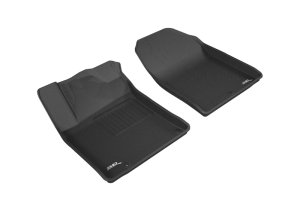 Hyundai Elantra GT Floor Mats - Front - 3D MAXpider - Kagu - Black - `18-`20 Hyundai Elantra GT Floor Mats - Front - 3D MAXpider - Kagu - Black - `18-`20